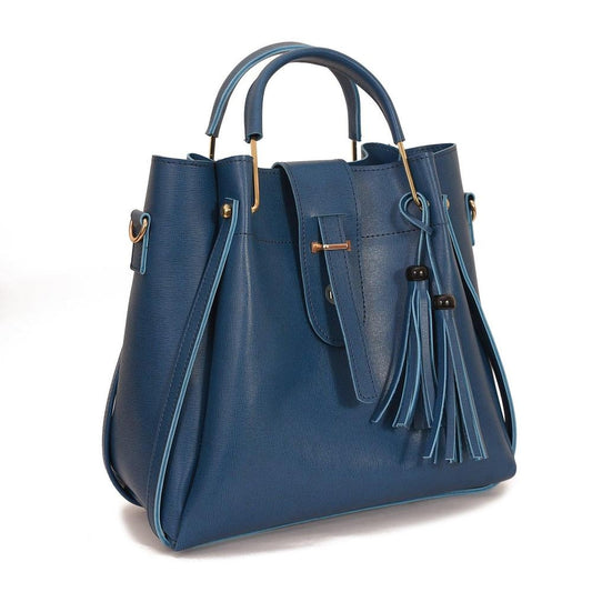 BagX -Alexa 3 Piece Handbag, Sapphire Blue