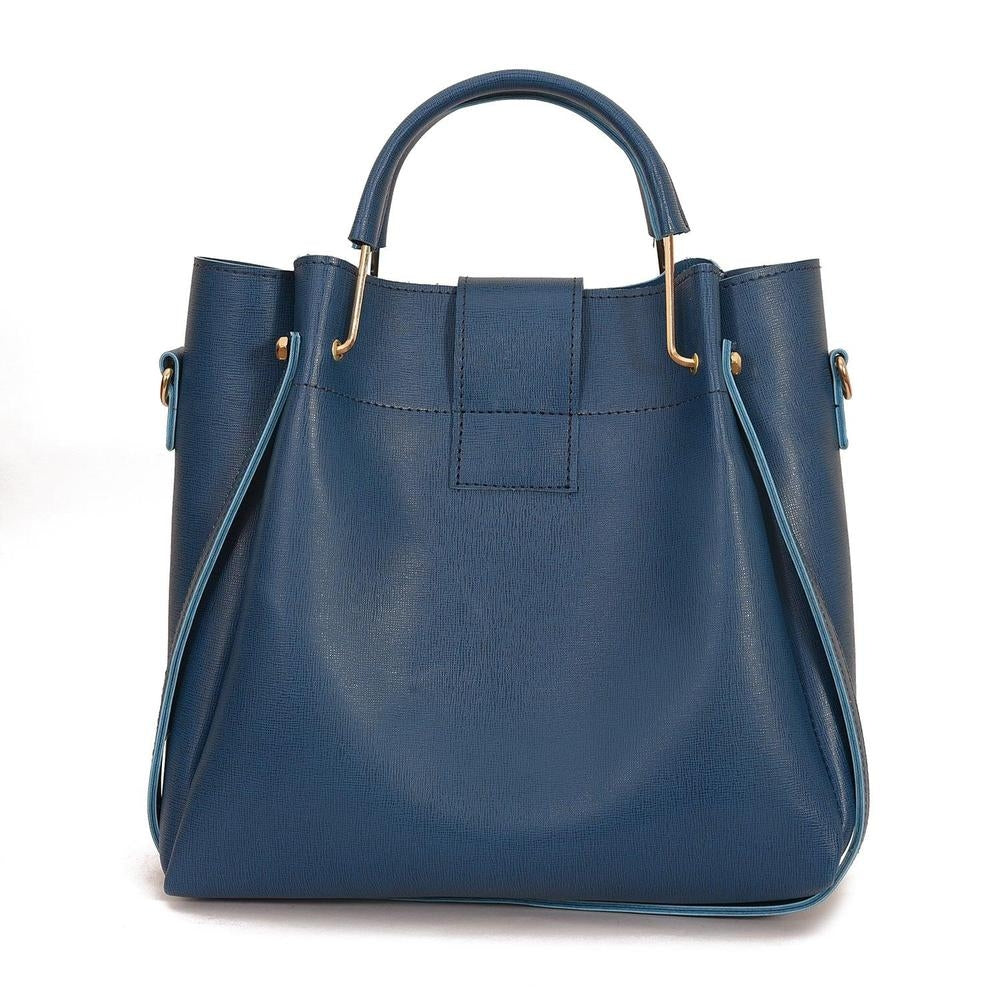 BagX -Alexa 3 Piece Handbag, Sapphire Blue