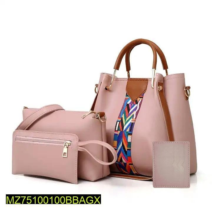 Women's Pu 4 Pcs Women Faux Leather Handbags