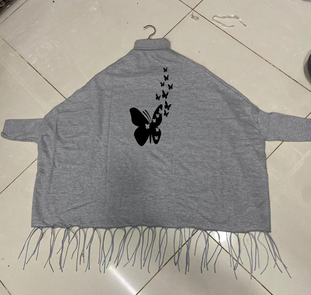 Cotton Printed Poncho For Girls And Women